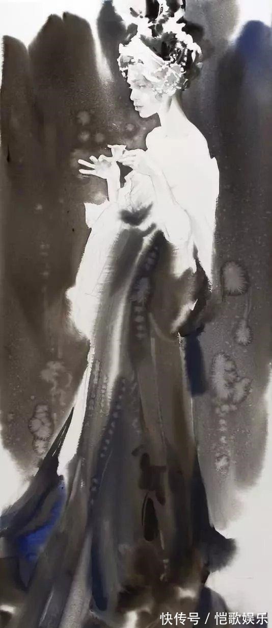 艺术家!水墨韵味,乌克兰艺术家斯拉瓦·普里切德水彩人物作品欣赏