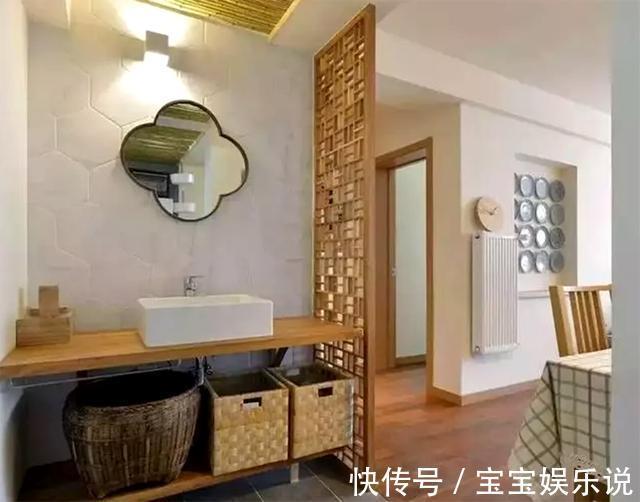 洗手池|卫生间光做干湿分离还不够,9种洗手池隔断,精致美观又实用