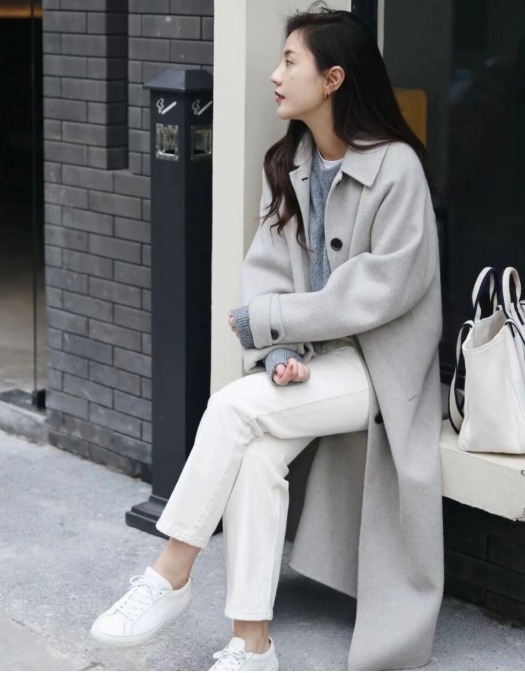 下半身|秋冬的大衣穿搭指南!搭配上半身裙或直筒裤,提升气质又高级洋气