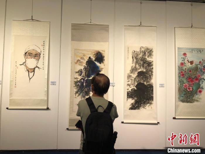 霍震寰|逾百幅三地书画家作品亮相“大美湾区”粤港澳大湾区书画交流展