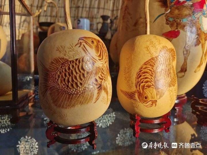  火墨|走近非遗泰山宋氏烙画葫芦，演绎“火墨”工艺传奇