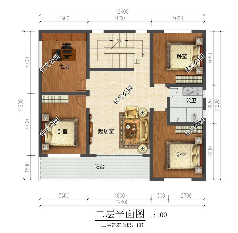 建筑面积|四套带堂屋的别墅推荐,最低30万就能建!来看看你喜欢哪套?