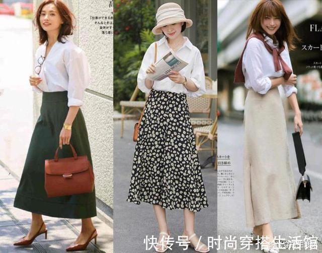 高级 穿来穿去,还是半身裙最百搭,这4个搭配思路,轻松穿出高级感