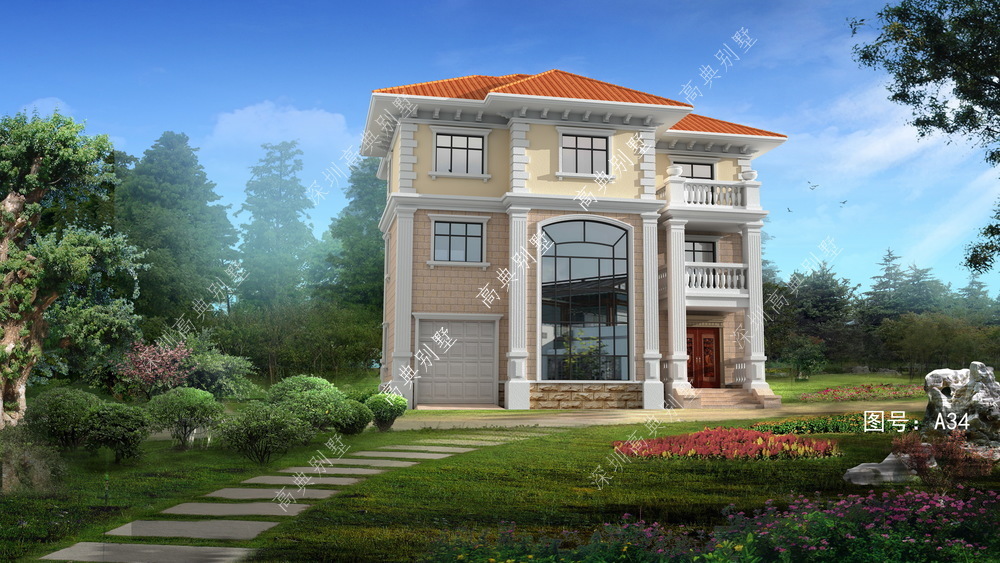 农村|清新的欧式别墅，漂亮又居住舒服，家乡盖房选它就是对的。