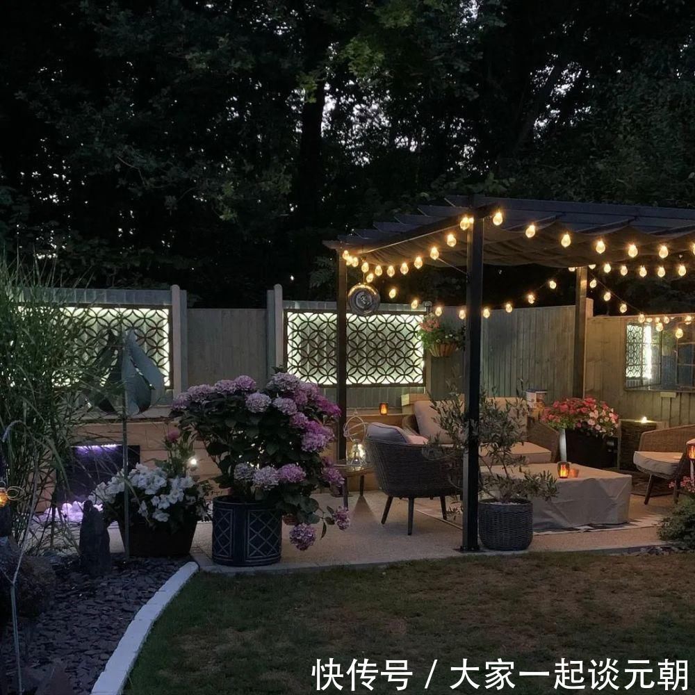 花园|25款花园灯光案例,用一缕柔和而诱人的光泽,打造浪漫唯美花园