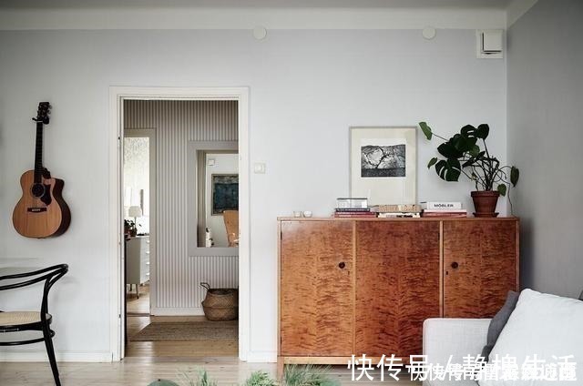 墙架|小户型越住越大学她家的66㎡小宅,贴心的一条动线!太好看了!