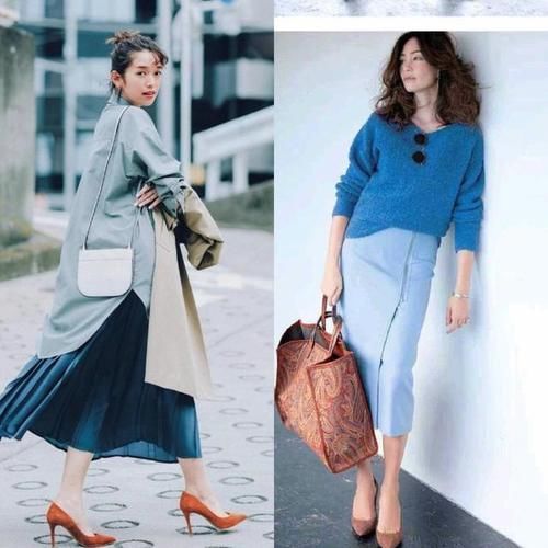 配色 秋天要多穿“灰蓝色”,6个配色方案,把它的“优雅气质”穿出来