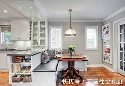新房|越来越多人家里不买餐桌了,改成卡座餐厅更加经济实用,太聪明了