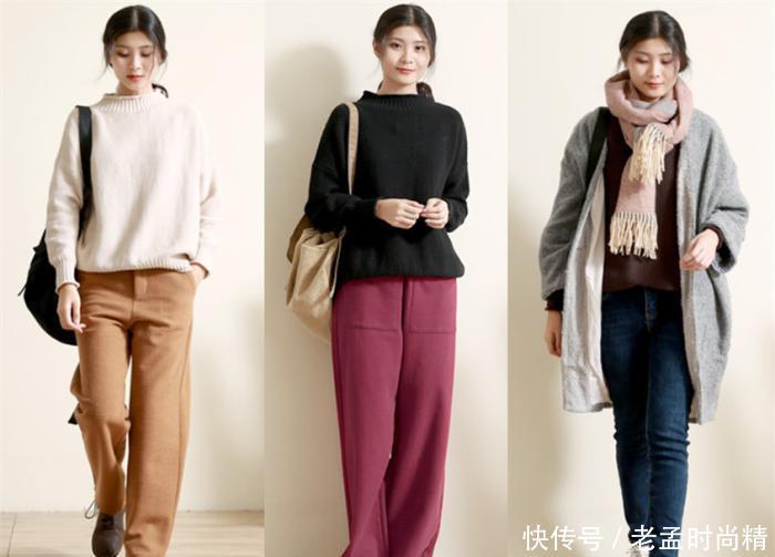 女人再懒, 也少穿小黑裤, 今年流行这5种裤子, 搭配外套特好看