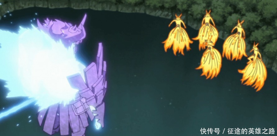 只半只九尾的鸣人为什么可以和吸收了九大尾兽查克拉的佐助战平