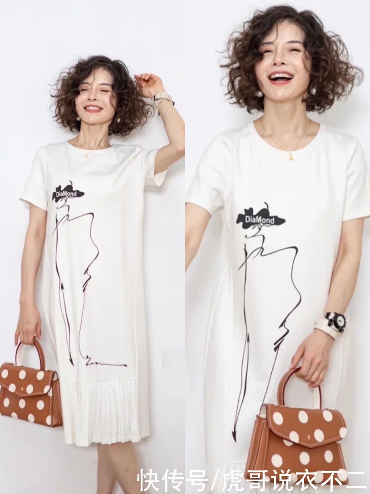 过膝裙|这才是50岁女人最好的模样，体面优雅不扮嫩，每一套都让人惊艳