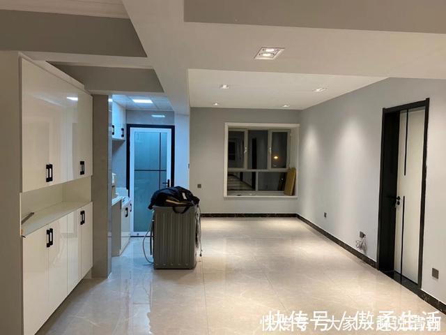 全屋|硬装终于装修结束,里外打扫干净还不错,全屋定制柜子很满意