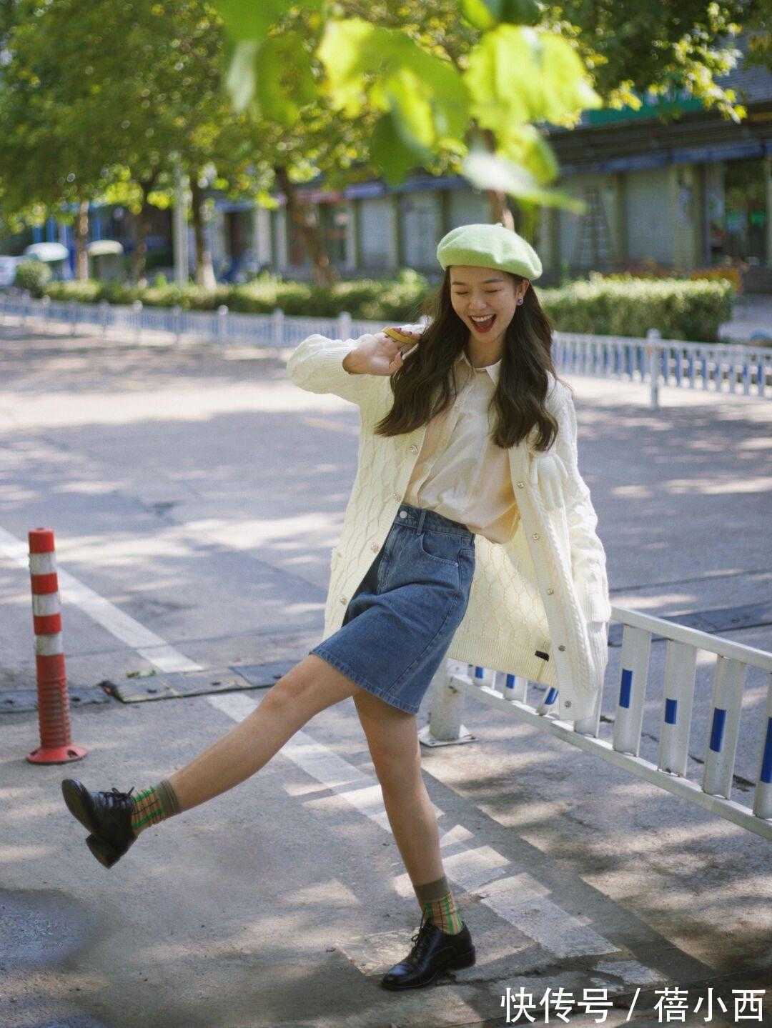 乐福鞋|今年春季火了这3条半身裙,配毛衣和西装都很合适,好看还实用