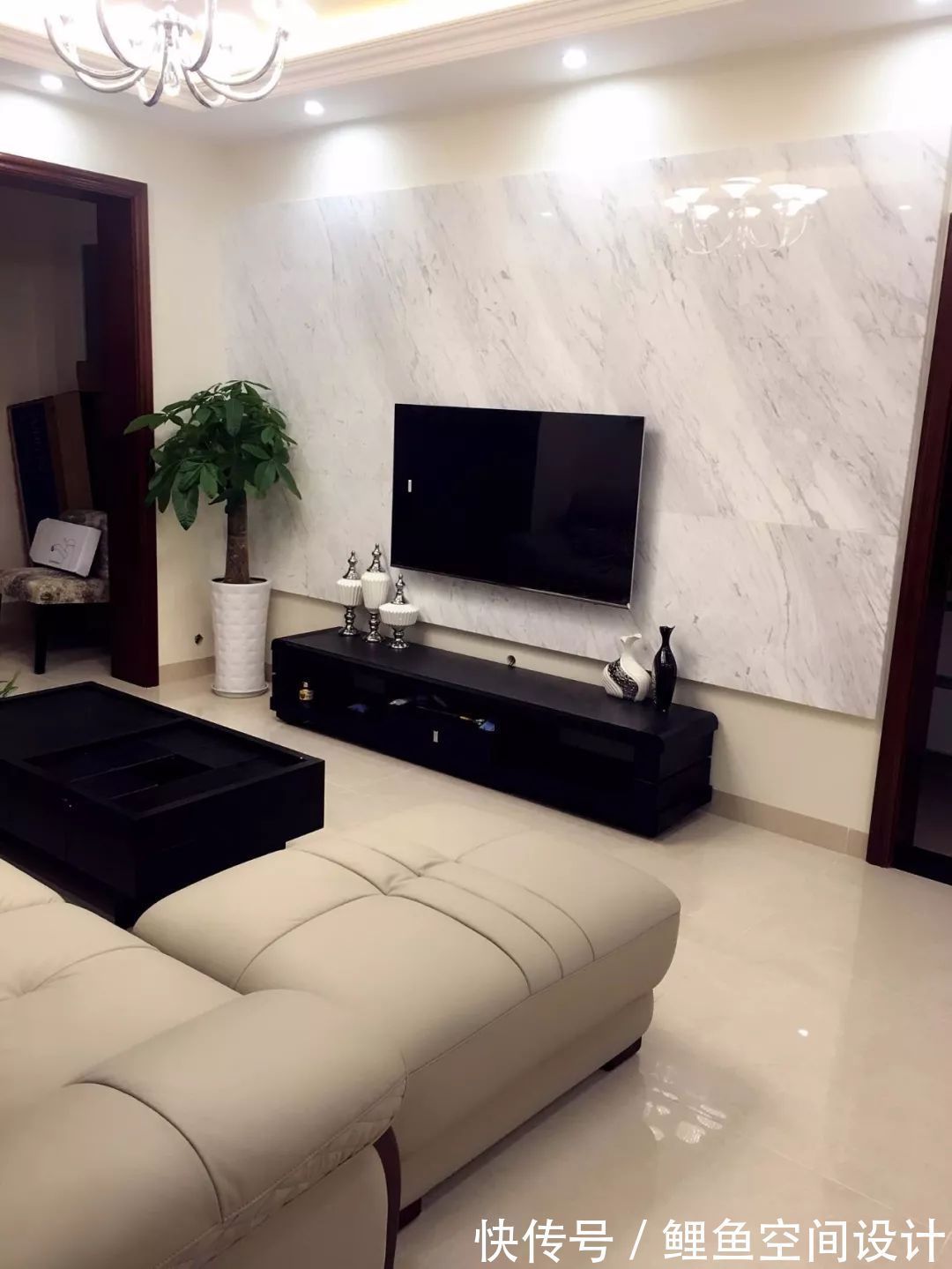 电视|用石材装电视墙，原始粗犷的质感，自然而又高档