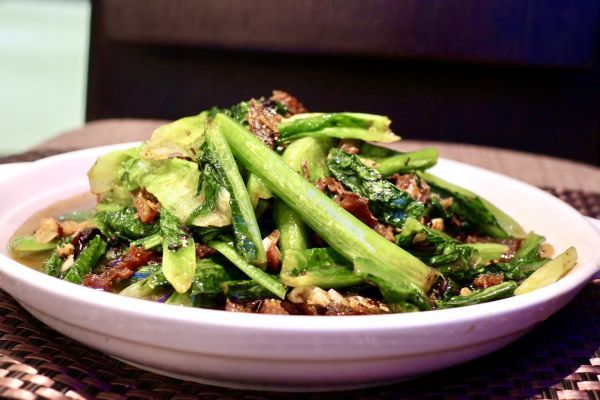 生食蔬菜|豆鼓鲮鱼炒油麦菜