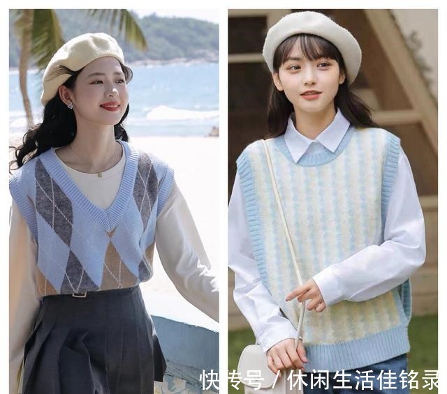 撞色 早秋夏末不知道如何搭配针织衫才是正确打开方式，轻松打造气质！