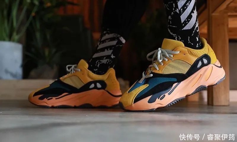 上脚效果超吸睛!“太阳”Yeezy 700 就要来了!