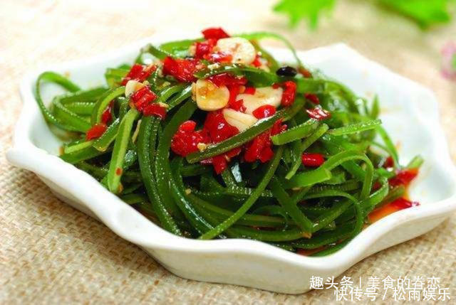 家常菜:蒜薹炒肉丝,凉拌海带,小炒杏鲍菇,泡椒香菜爆猪肝