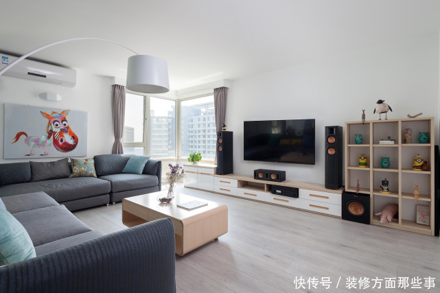 实拍|112平米的留白设计 会不会太单调?来个实拍看看!