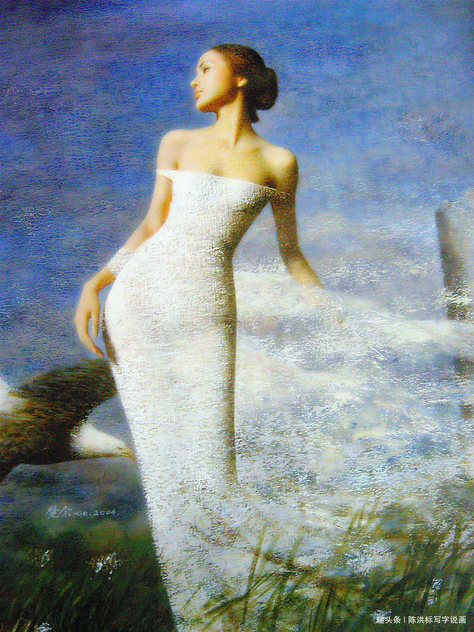 花解语!这人体有多美由3个模特画成1个,问世23年来,被盗版840万次!