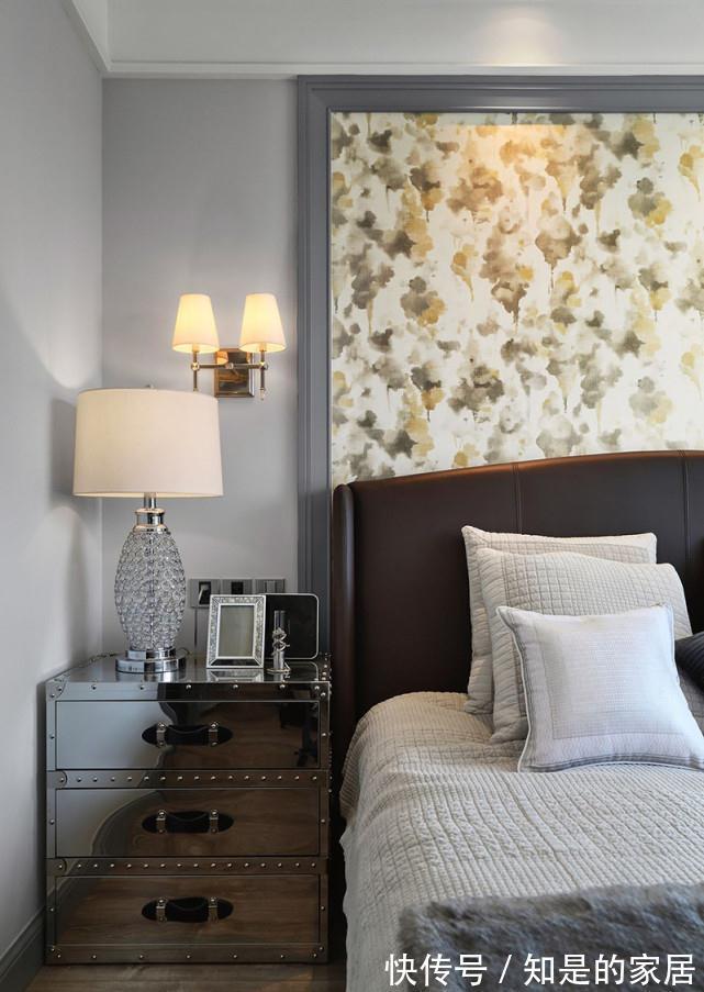 装修|77平轻奢美式二居室,给人一种内敛朦胧的美感