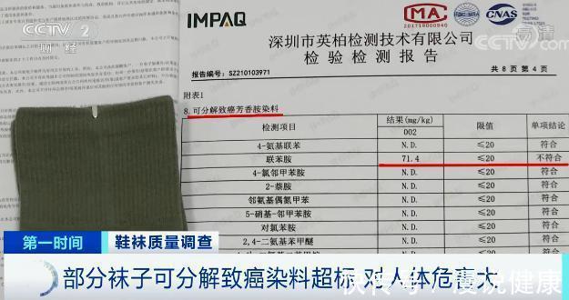 央视|央视曝光部分袜子致癌染料超标:这些毒袜子,会带来怎样的伤害?