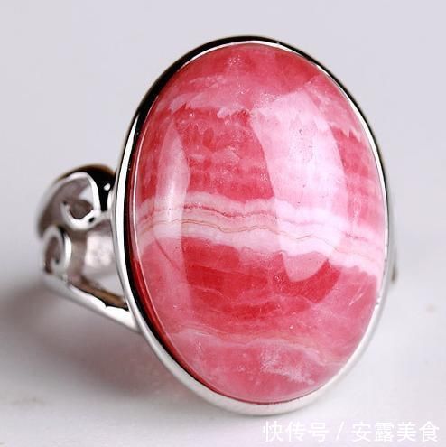 菱锰矿#爱情之石——红纹石,外观粉嫩漂亮,简直爱极了