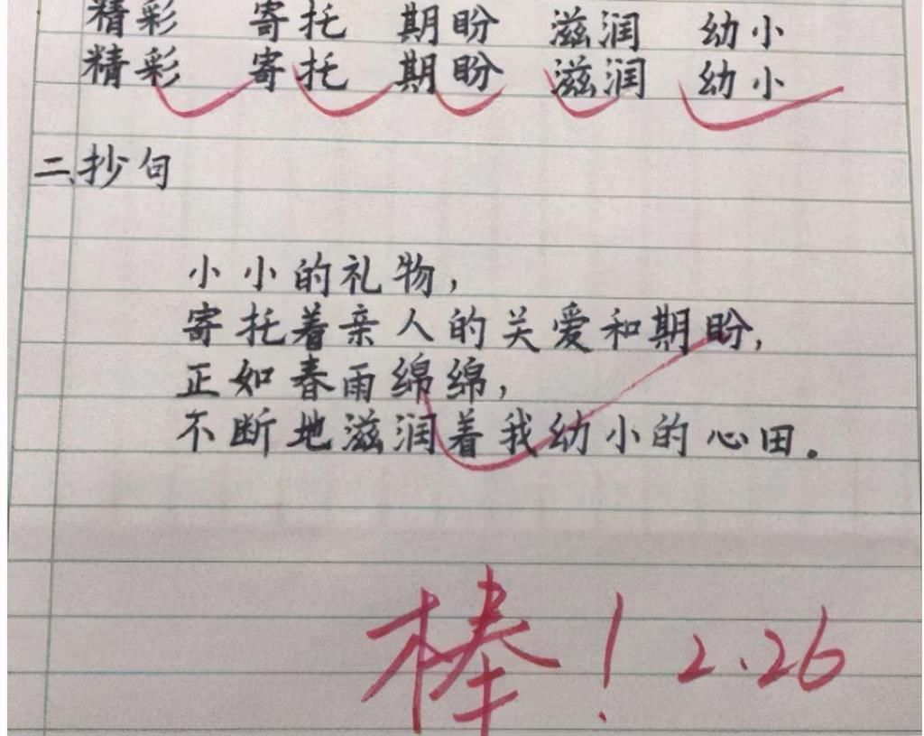 小学生印刷字体走红网络，老师震惊不已，家长自叹不如