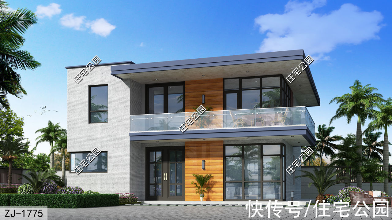 农家生活|11×11米三层现代别墅,方方正正的农村房,人人都爱