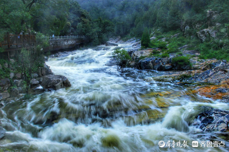 有一种美叫雨后彩石溪！撒欢奔涌令人振奋，快来打卡吧|情报站| 泰山