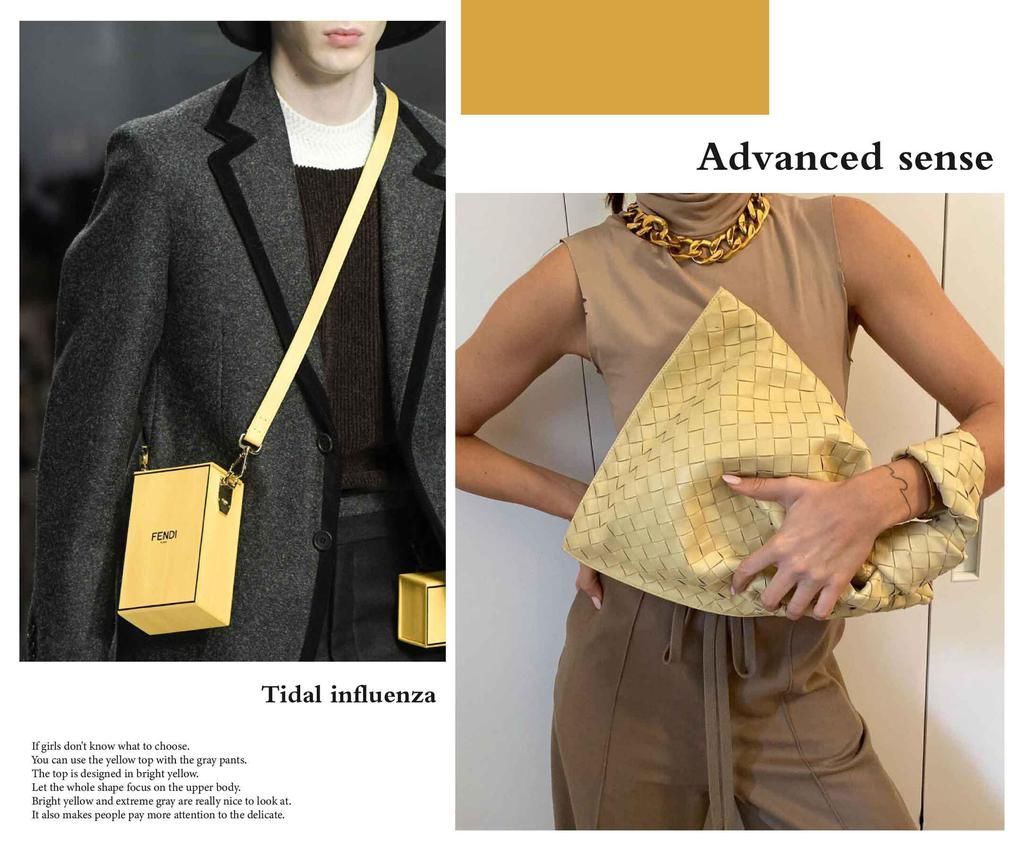 过年别穿红色了，今年明亮黄+极致灰才是C位，随便一穿就很时髦