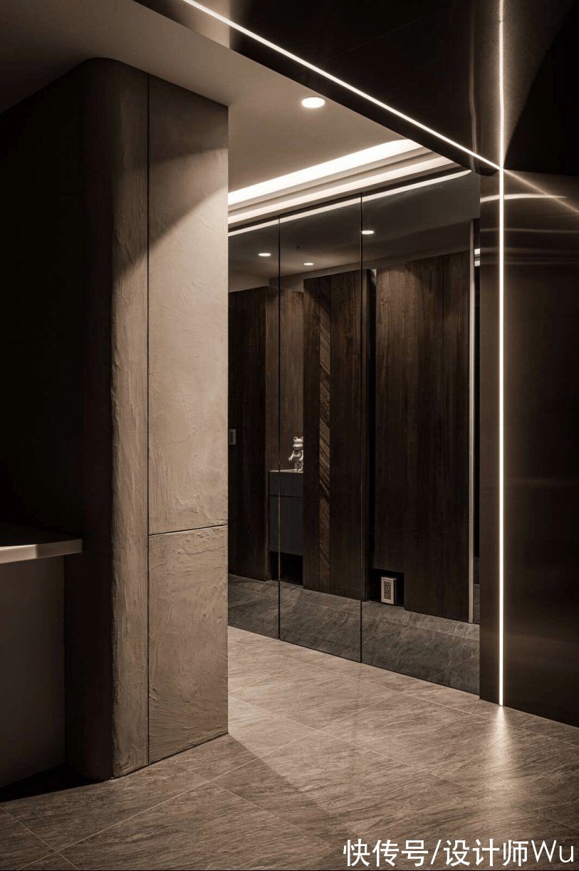 餐厨|深圳115㎡现代岩灰居所，凝合生活与光阴的挥洒笔触