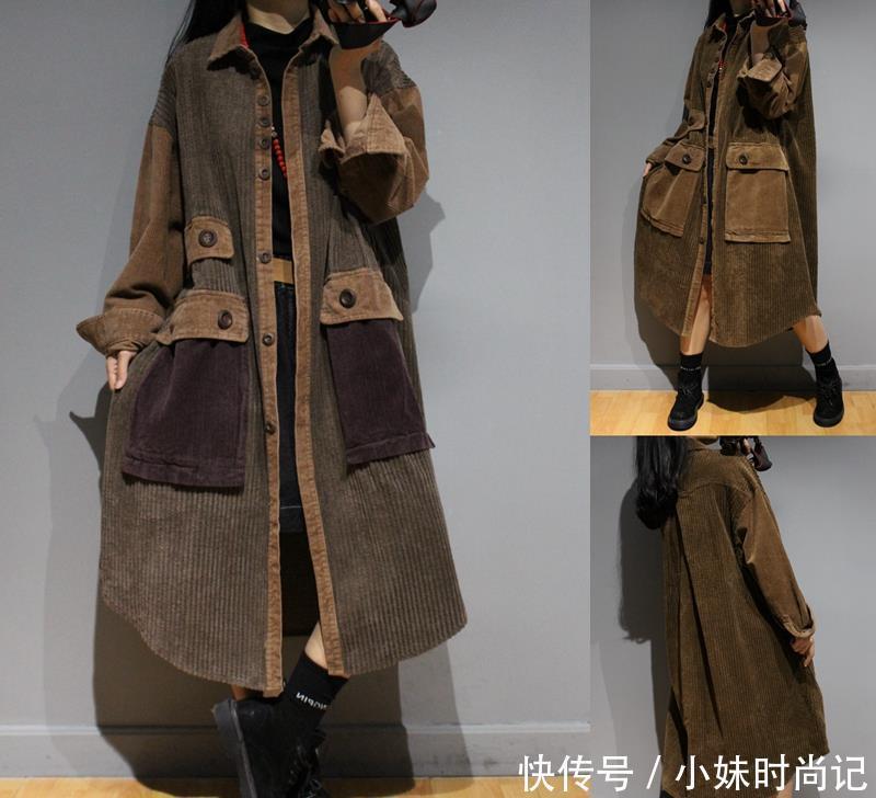 讲真, 秋冬季节还是这复古文艺风外套知性, 配马丁靴贼显腔调