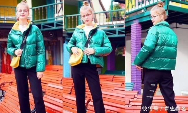 美爆|秋冬最时髦显高显瘦的穿搭法,羽绒服+阔腿裤,美爆了。