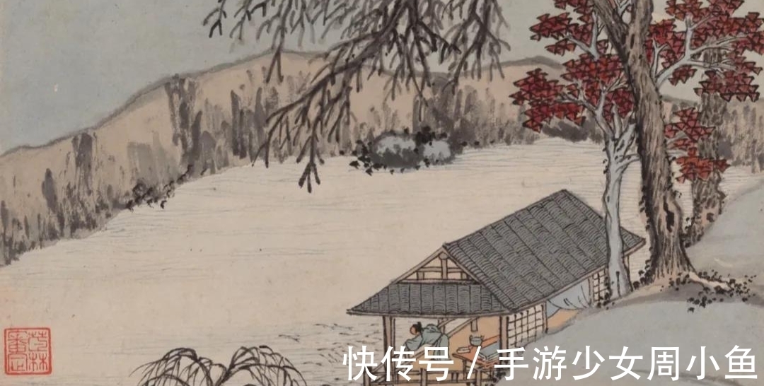 沈周#千人石有多大?无解,沈周用《千人石夜游图》展现自娱心境