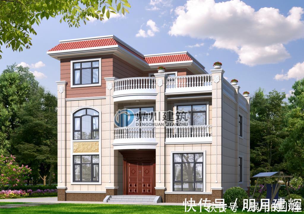 师傅|5款农村平屋顶别墅,施工简单,农村的师傅都会做