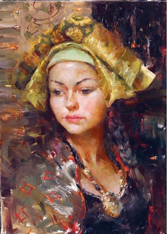 艺术学院!奔放的心:俄罗斯女画家安捷利卡超凡脱俗、别具一格的油画作品