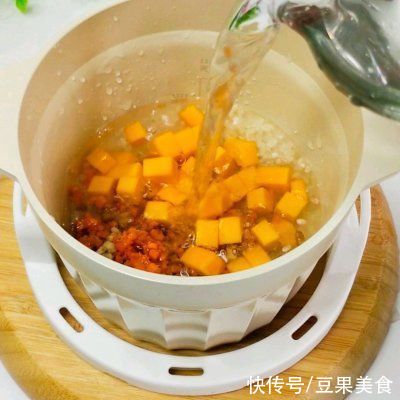 南瓜|南瓜瘦肉焖饭 10+宝宝辅食