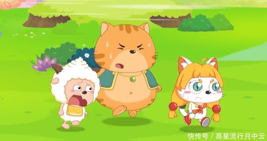 女装|《喜羊羊与灰太狼》第一集就暴露奇猫国的弱点,灰太狼化身女装猫!