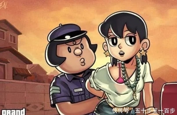 童年|毁童年“暴走版”哆啦A梦,小叮当成了恶犬,静香成暗黑女王