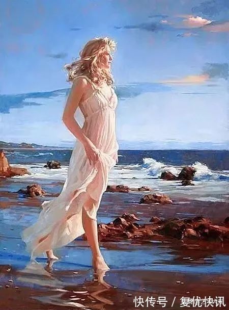 绘画@西式风格淑女绘画——当代画家Richard S. Johnson人物油画欣赏