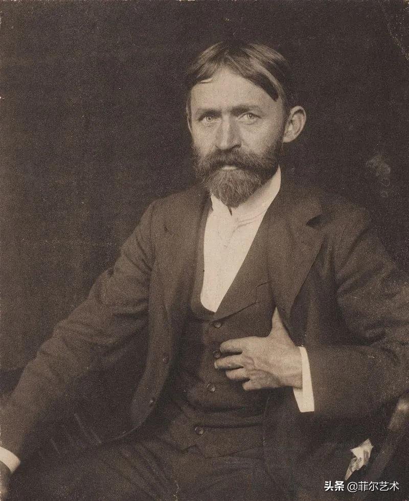 构图#这幅油画作品有着独特精致的构图,以及柔美优雅并带有诗意的风景