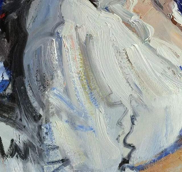 thomas$他的油画,既有潇洒带劲的笔触,又有性感细腻温和的柔美