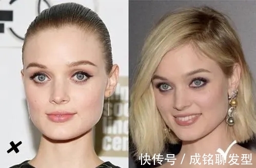 上图|方脸型最好别乱选发型,显老更显脸大,这几种发型显脸小还减龄