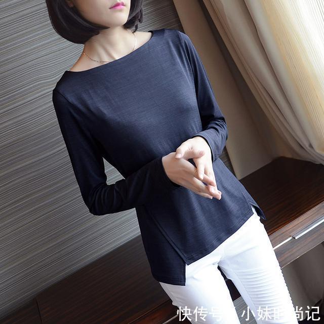 韩版|上班穿什么衣服?春季打底衫让你随时时髦,惹火男神眼睛