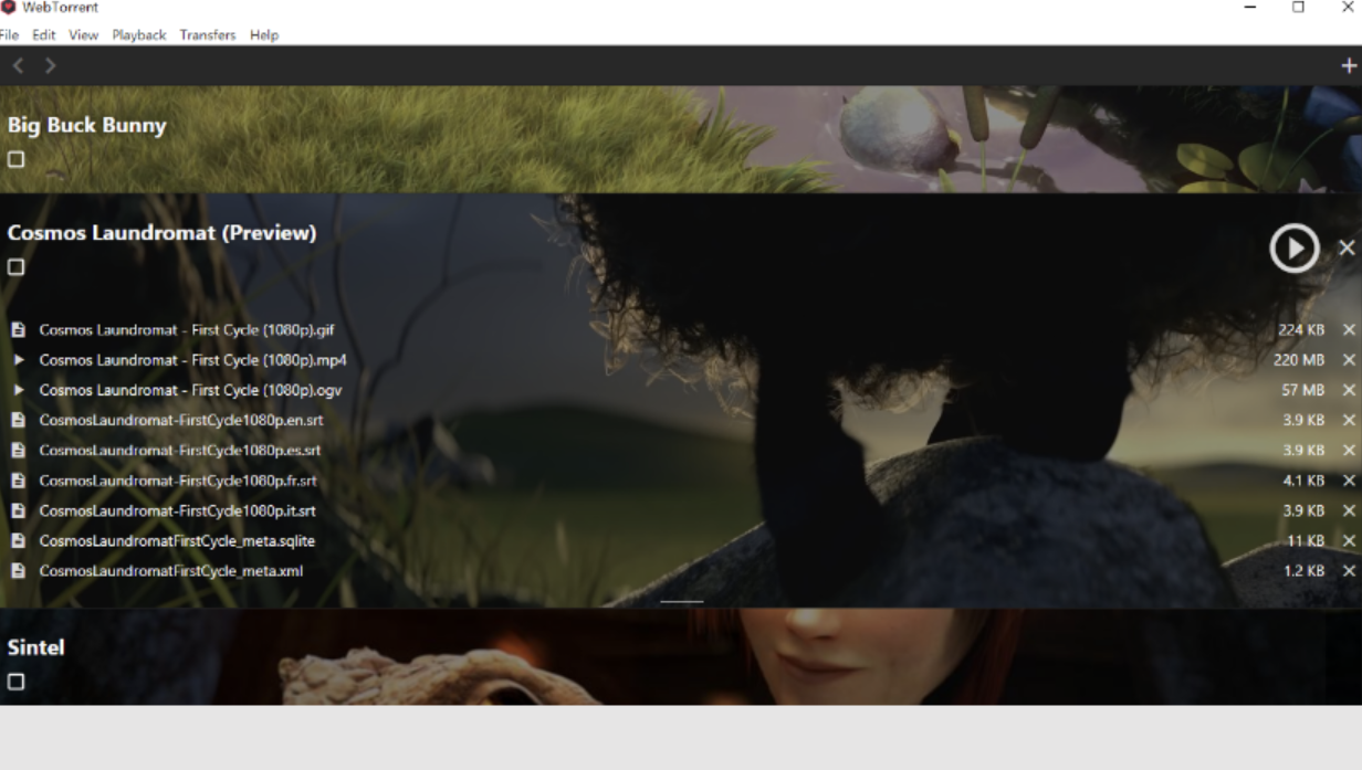 WebTorrent v0.24.0 BT种子在线播放-下载否
