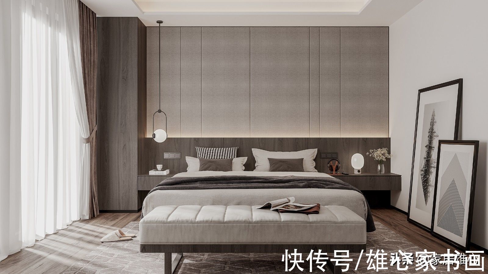 无主灯|280㎡无主灯简约设计样板间
