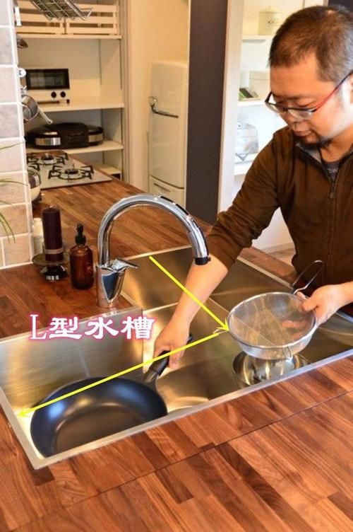 早知道我也在厨房装个L型水槽了，洗切炒实用性倍增，越用越顺心