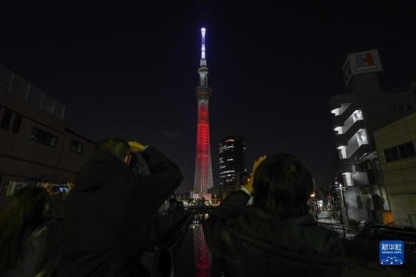 北京冬奥会|日本：“天空树”为北京冬奥会亮灯