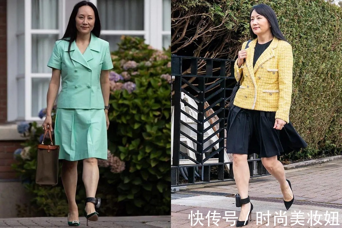 造型|孟晚舟是“中年女性”的典范,每一套造型都精致高级,太养眼了